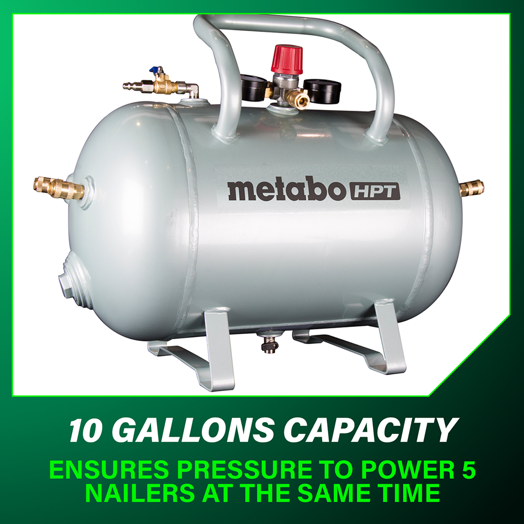 10 Gallon ASME Certified Reserve Air Tank